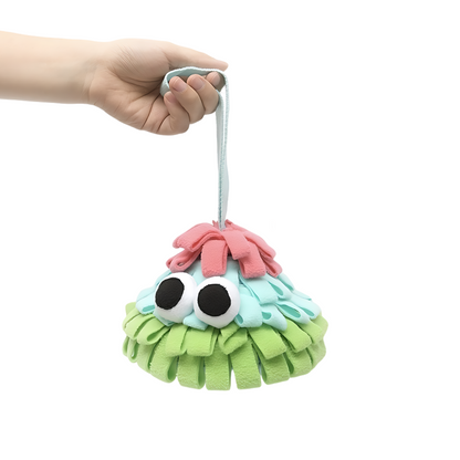 Snuffle Interactive Dog Toy, Christmas Tree Collection(Sky Blue)