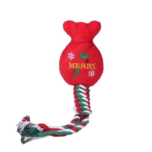 Knot Rope Tug Dog Toy, Christmas Collection(Lucky Bag)