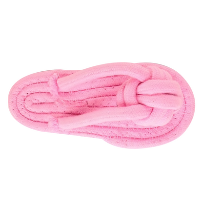 Knot Rope Dog Toy, Baby Pink and Blue Collection(Slippers)