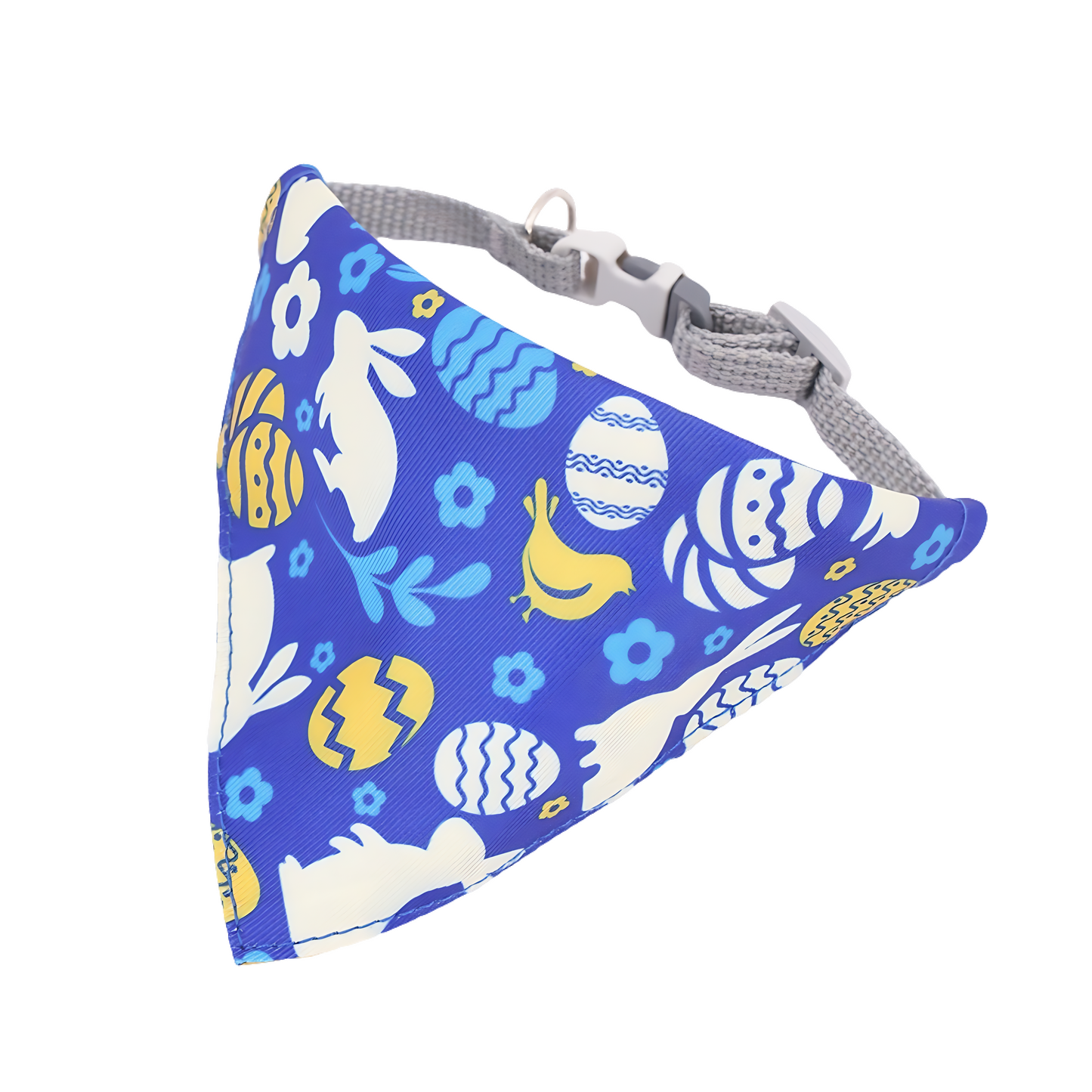 Dog bandana and collar set(Blue Egg)
