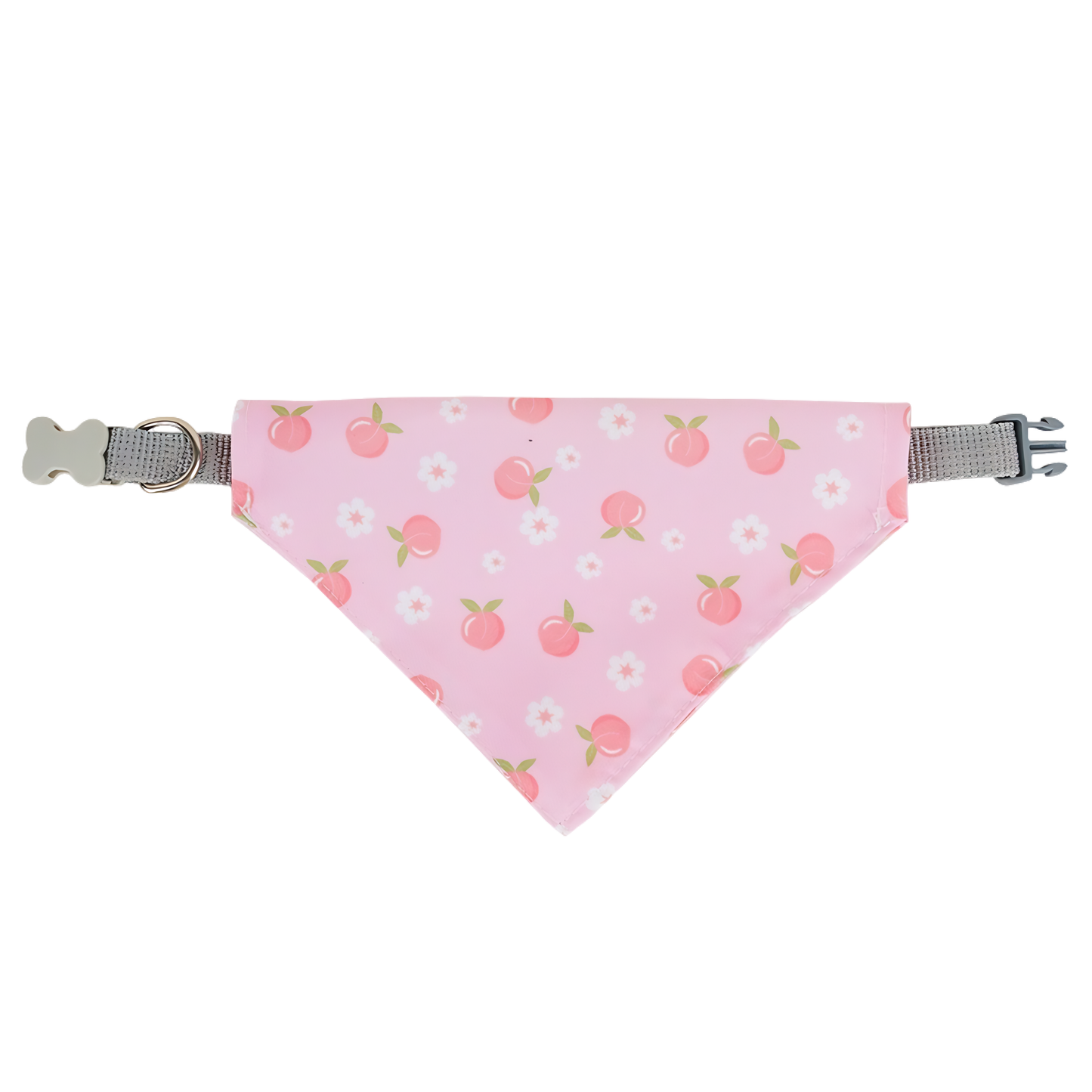Dog bandana and collar set(Pink Peach)