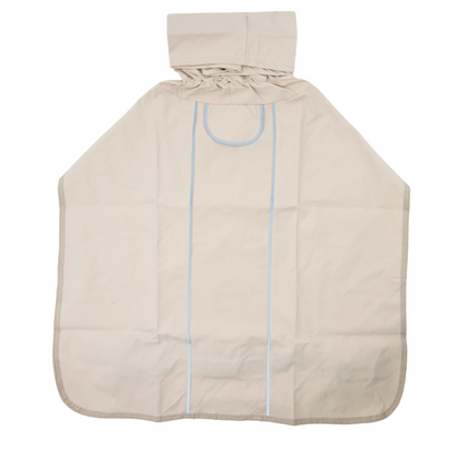 Waterproof Dog Raincoat for Large Dogs(Beige)