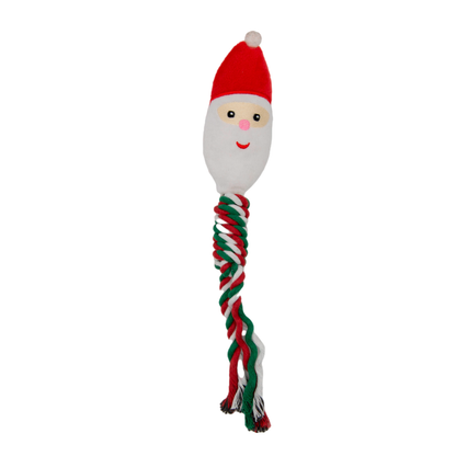 Knot Rope Tug Dog Toy, Christmas Collection(Santa)
