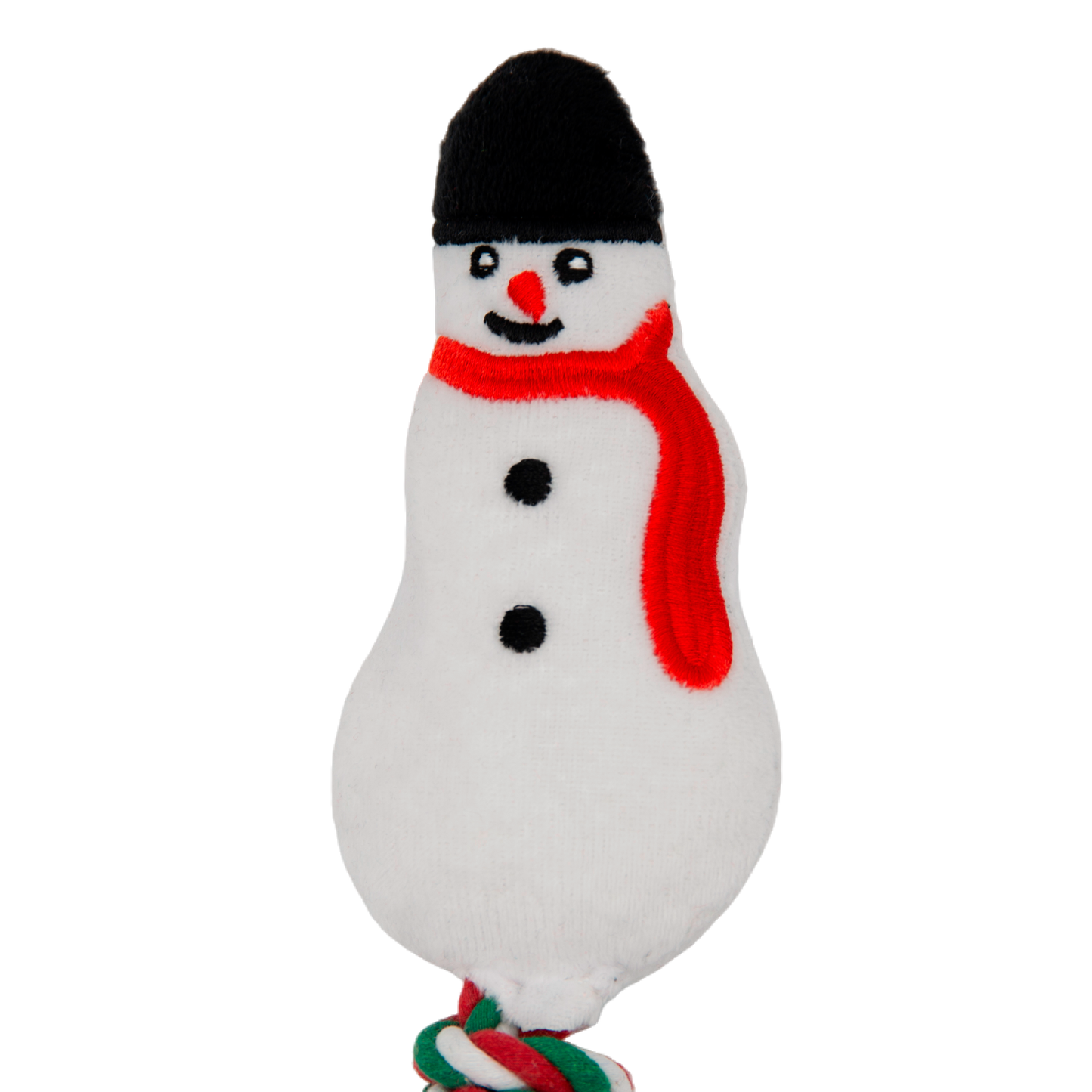 Knot Rope Tug Dog Toy, Christmas Collection(Snowman)