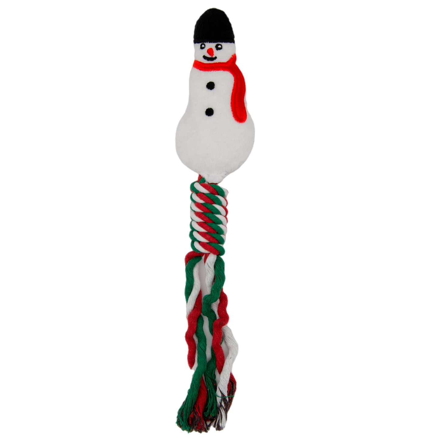 Knot Rope Tug Dog Toy, Christmas Collection(Snowman)