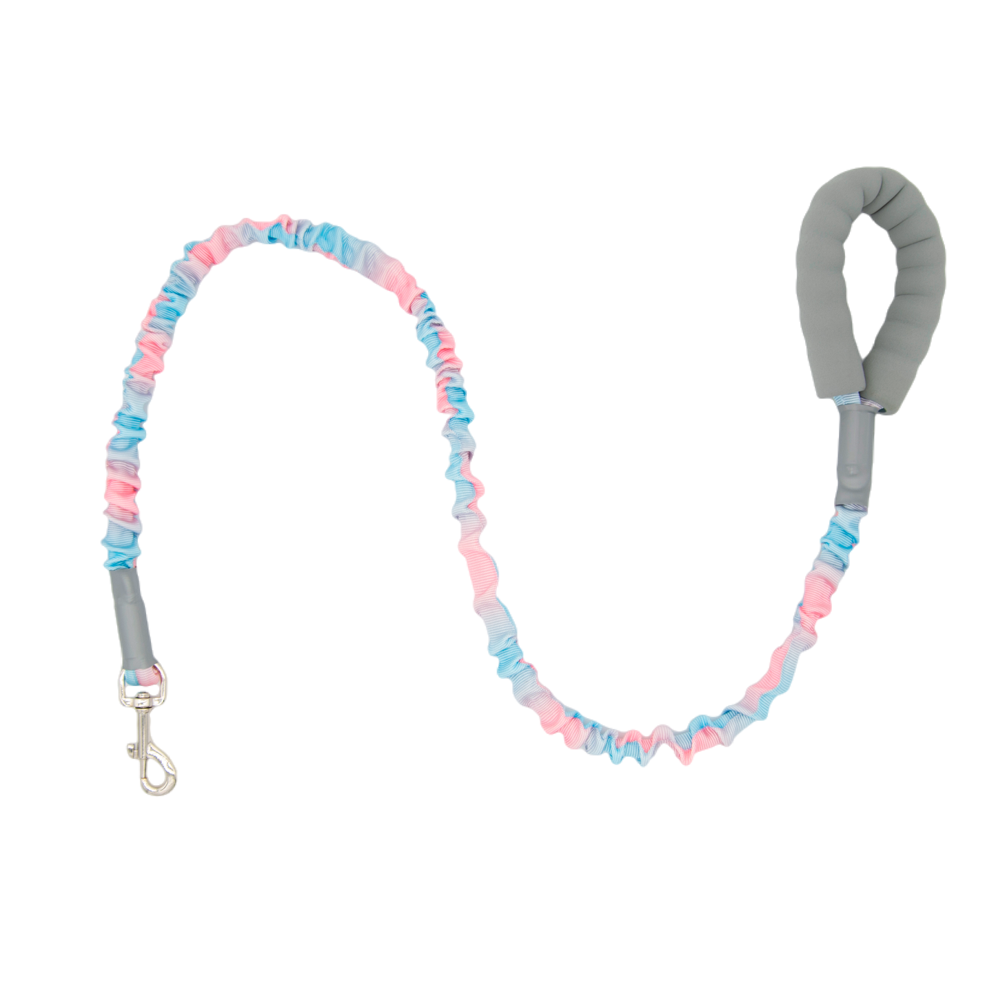 Ombré Color Shock-Absorbing Dog Leash with Padded Handle(Pink-Blue Ombré)