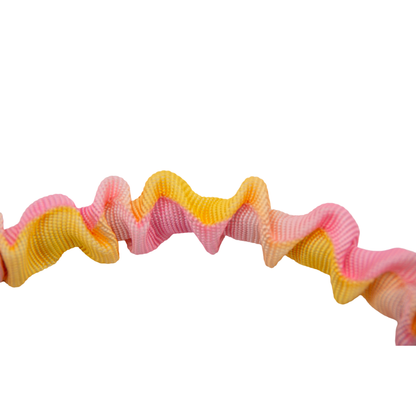 Ombré Color Shock-Absorbing Dog Leash with Padded Handle(Pink-Orange Ombré)