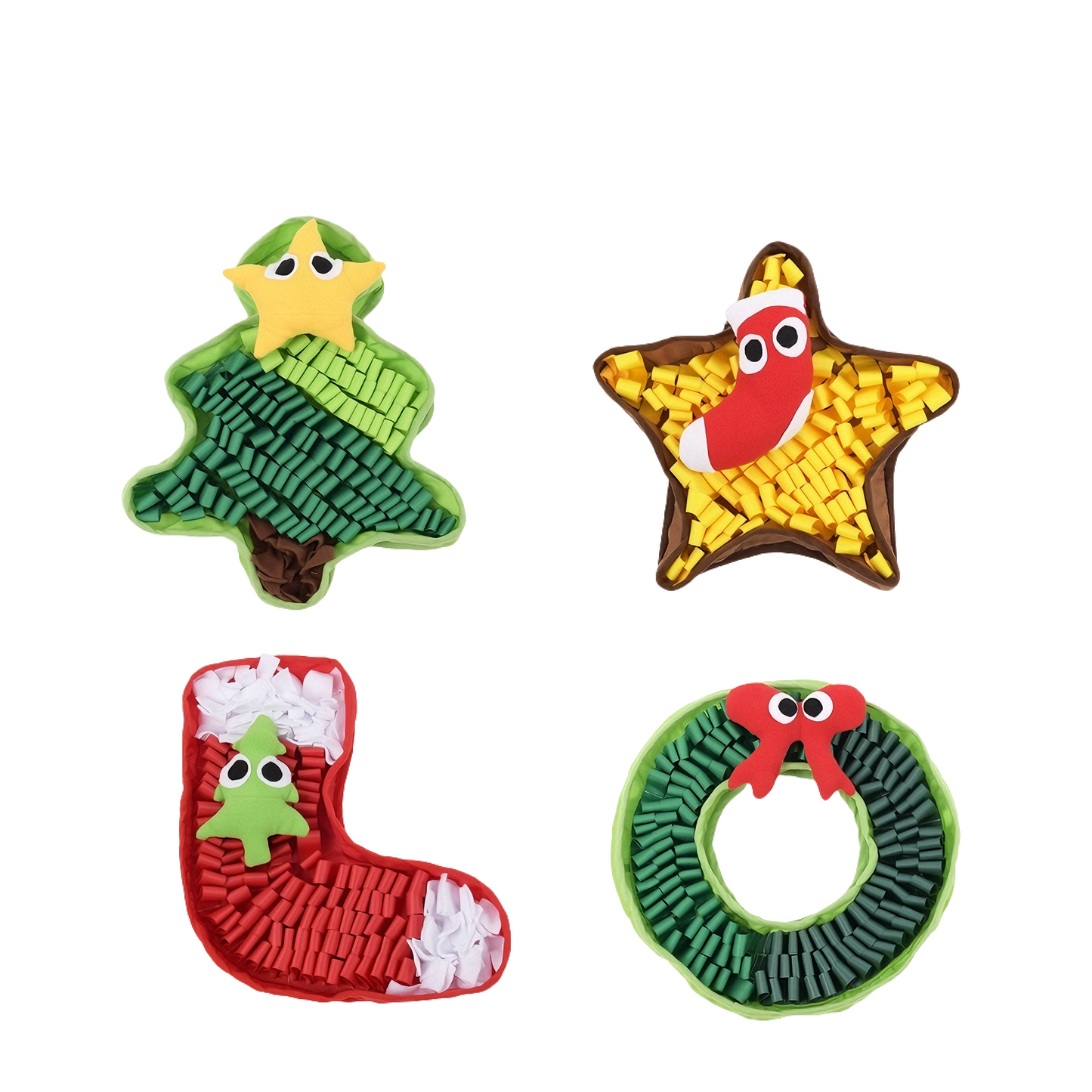 Christmas Snuffle Mat Collection for Dogs (Christmas Star)