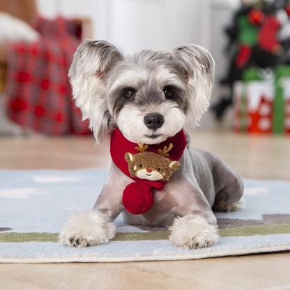 Cozy Christmas Scarf for Pets (Reindeer)