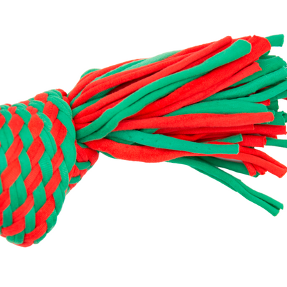 Christmas Sweet Candy Knot Toy for Dogs