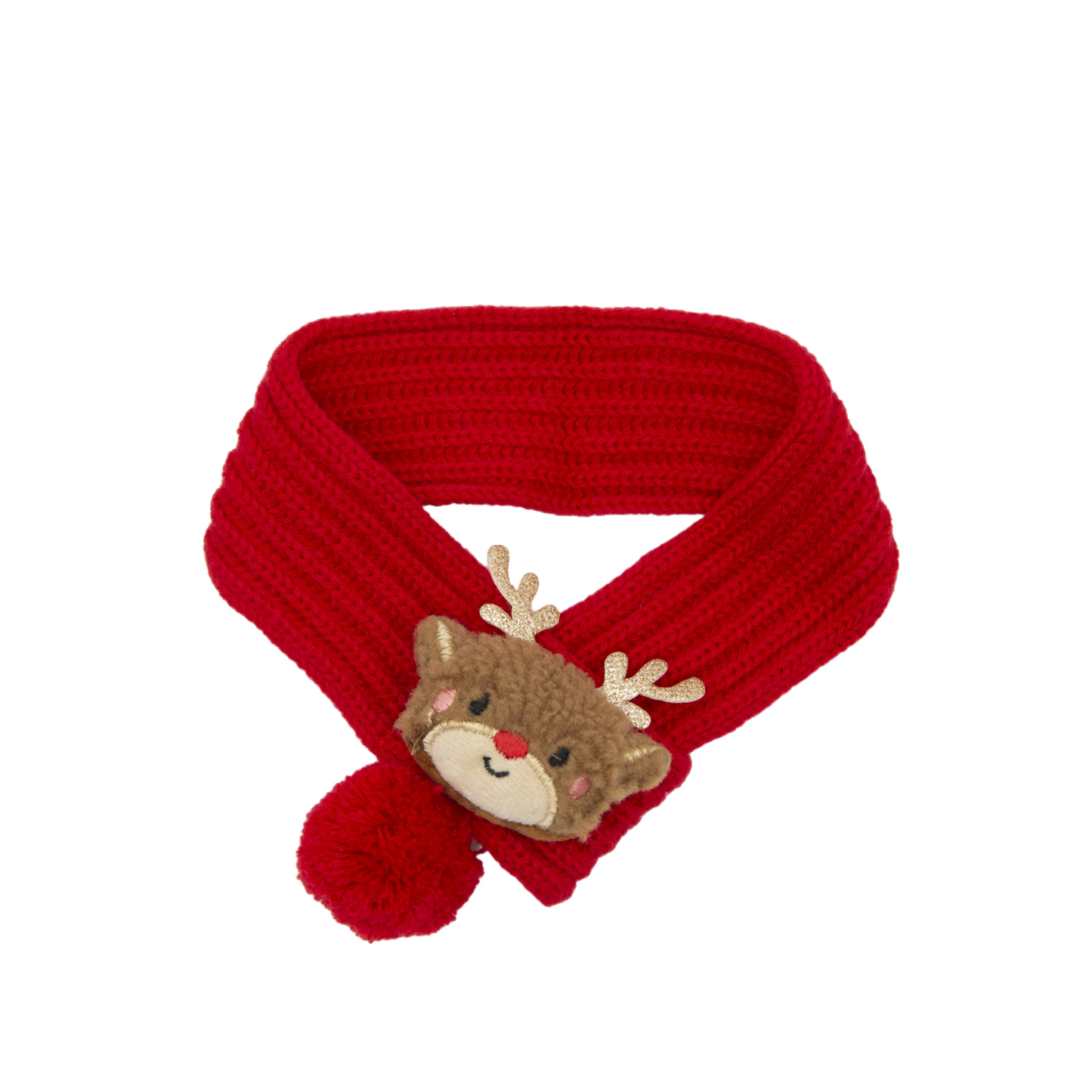 Cozy Christmas Scarf for Pets (Reindeer)