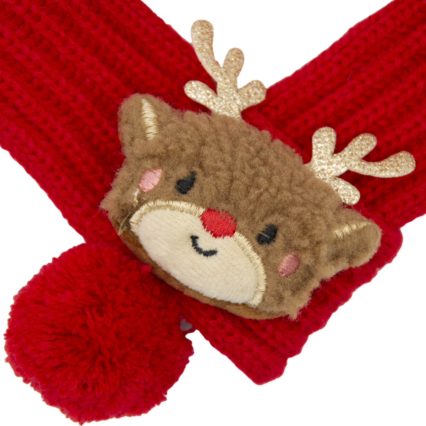 Cozy Christmas Scarf for Pets (Reindeer)