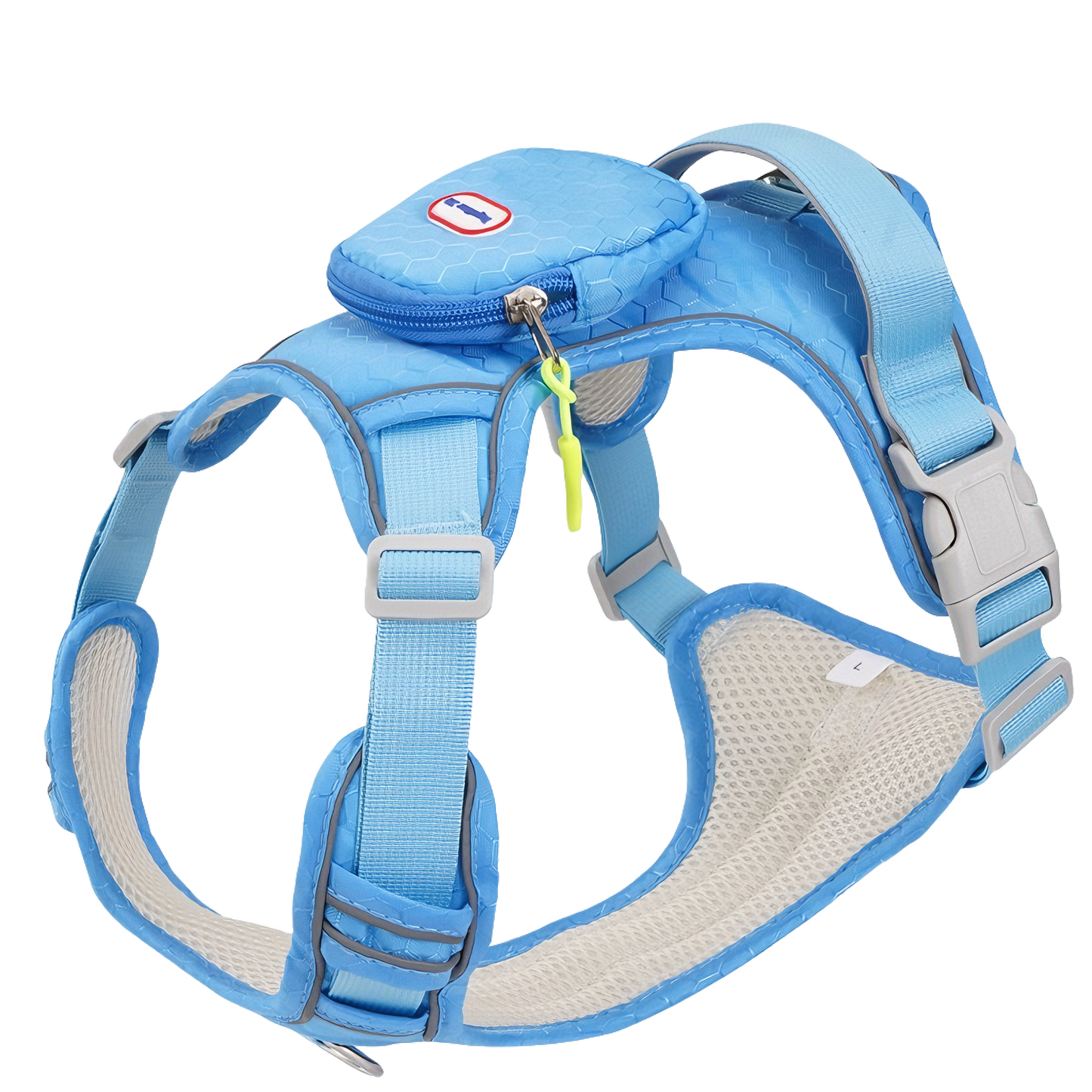 Waterproof & Anti-Pull Adventure Harness with Mini Backpack(Sky Blue)