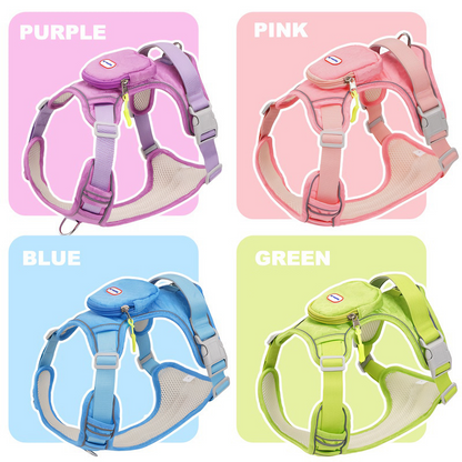 Waterproof & Anti-Pull Adventure Harness with Mini Backpack(Berry Purple)