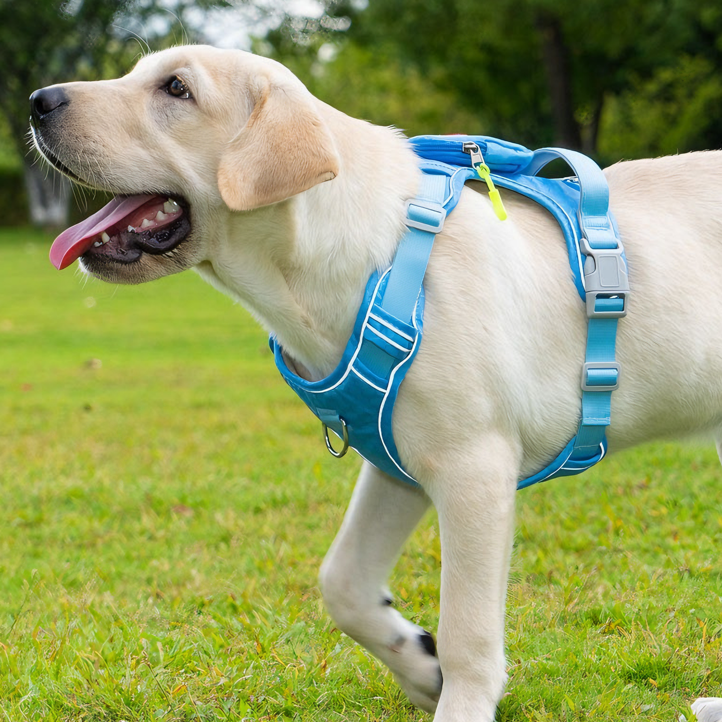 Waterproof & Anti-Pull Adventure Harness with Mini Backpack(Sky Blue)