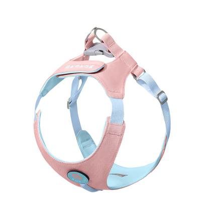 Dopamine Lightweight Dog Harness & Leash Set For Small & Medium dogs (Blush Pink)