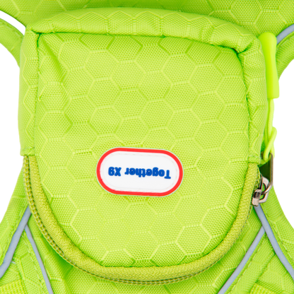 Waterproof & Anti-Pull Adventure Harness with Mini Backpack(Mint Green)