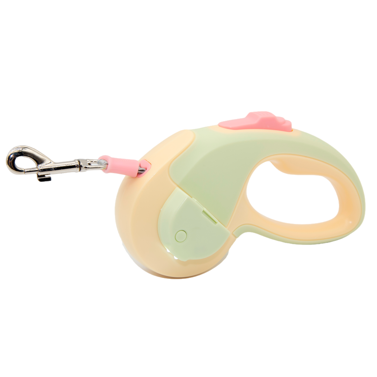 Retractable Dog Leash with LED Light For Small & Medium dogs(Mango Green)