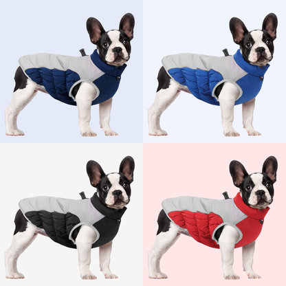All-Weather Protective Dog Coat — Waterproof, Windproof & Reflective (Navy Blue)