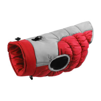 All-Weather Protective Dog Coat — Waterproof, Windproof & Reflective (Red)
