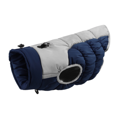 All-Weather Protective Dog Coat — Waterproof, Windproof & Reflective (Navy Blue)