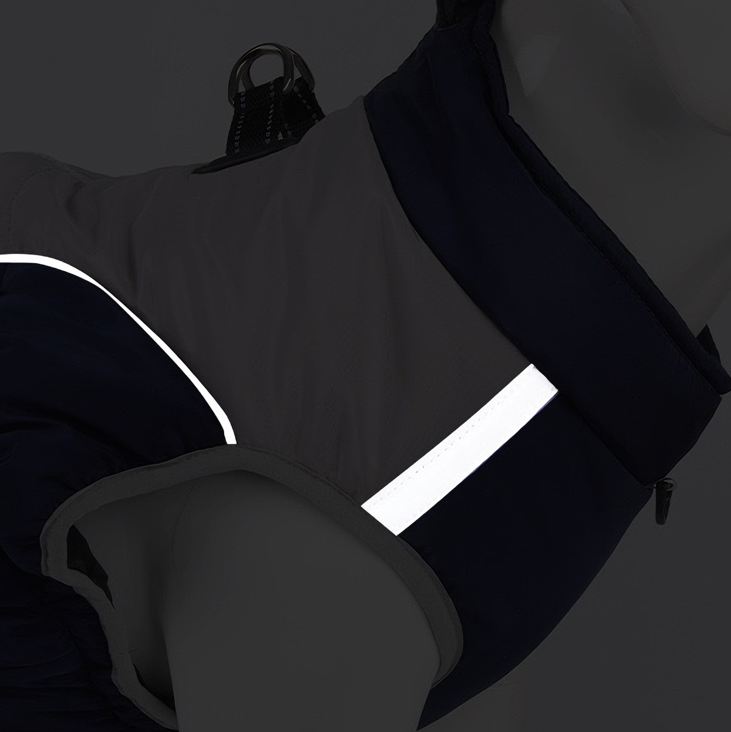 All-Weather Protective Dog Coat — Waterproof, Windproof & Reflective (Navy Blue)