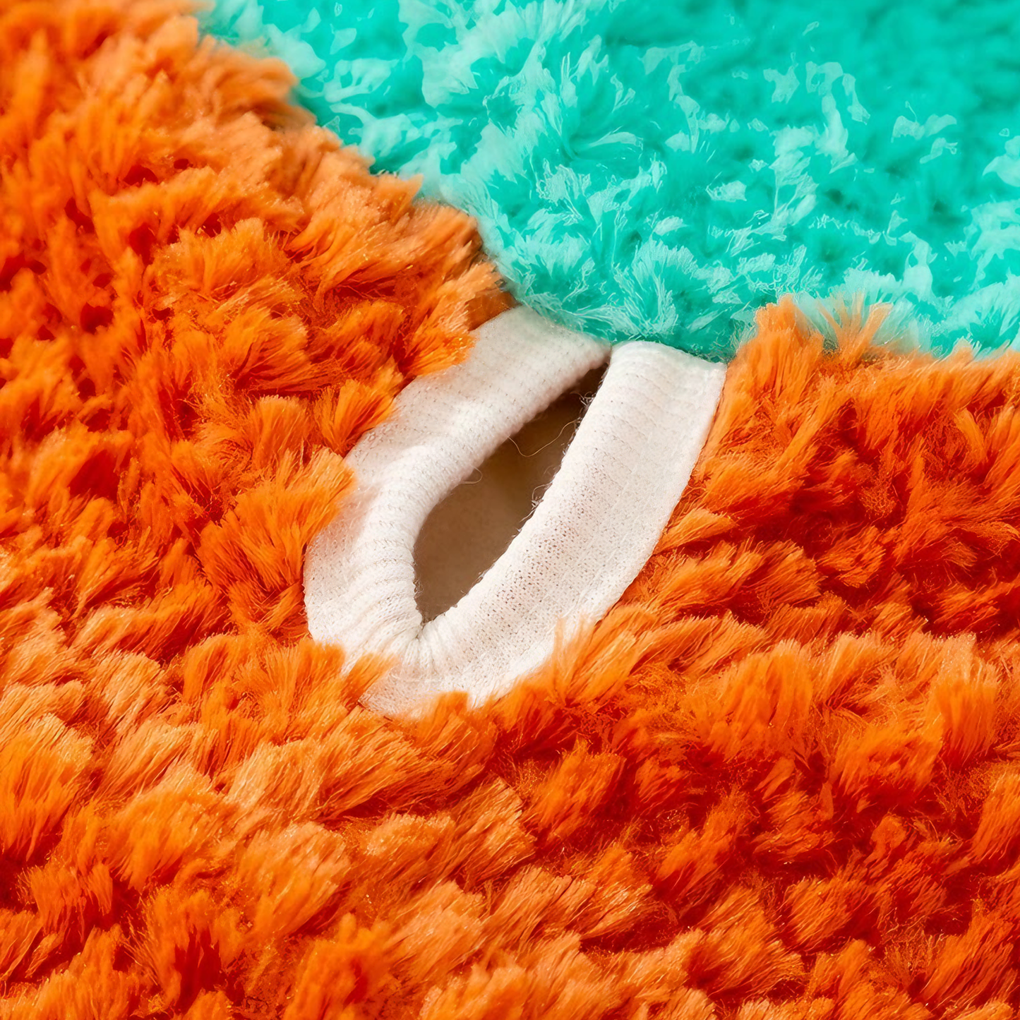 Autumn-Winter Plush Sweater for Large Dogs — Cozy, Stylish & Functional (Dello Hood Orange)