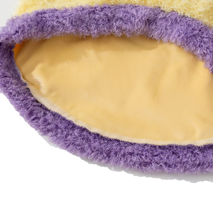 Autumn-Winter Plush Sweater for Large Dogs — Cozy, Stylish & Functional (Bondi Purple)