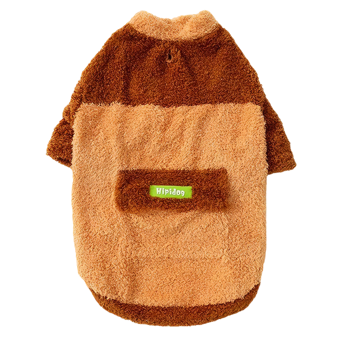 Autumn-Winter Plush Sweater for Large Dogs — Cozy, Stylish & Functional (Lomi Brown)