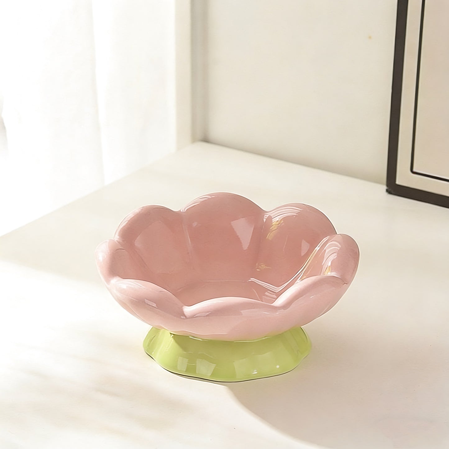 Tulip Ceramic Pet Bowl