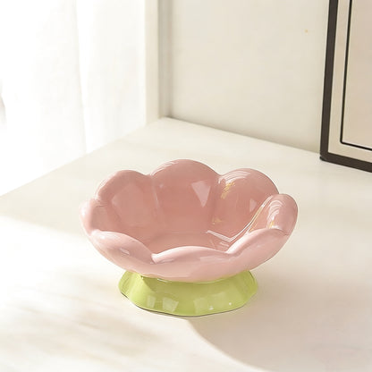 Tulip Ceramic Pet Bowl