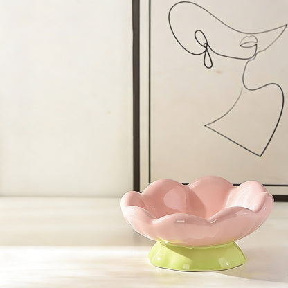 Tulip Ceramic Pet Bowl