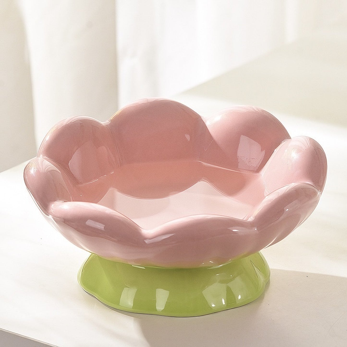 Tulip Ceramic Pet Bowl