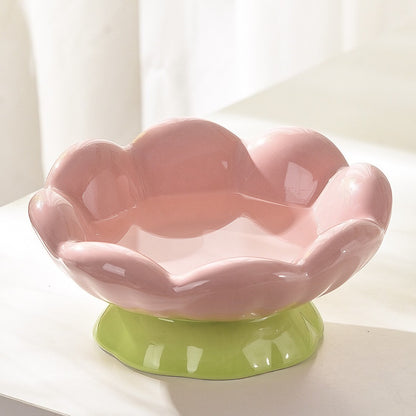 Tulip Ceramic Pet Bowl