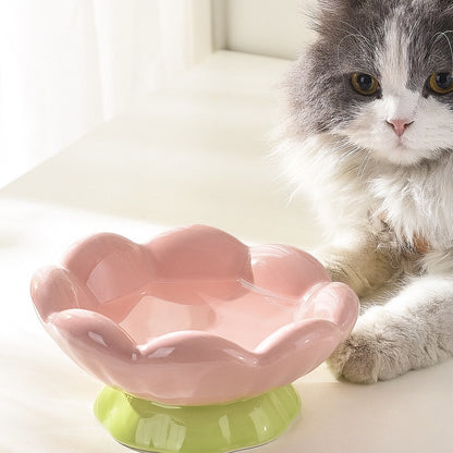 Tulip Ceramic Pet Bowl